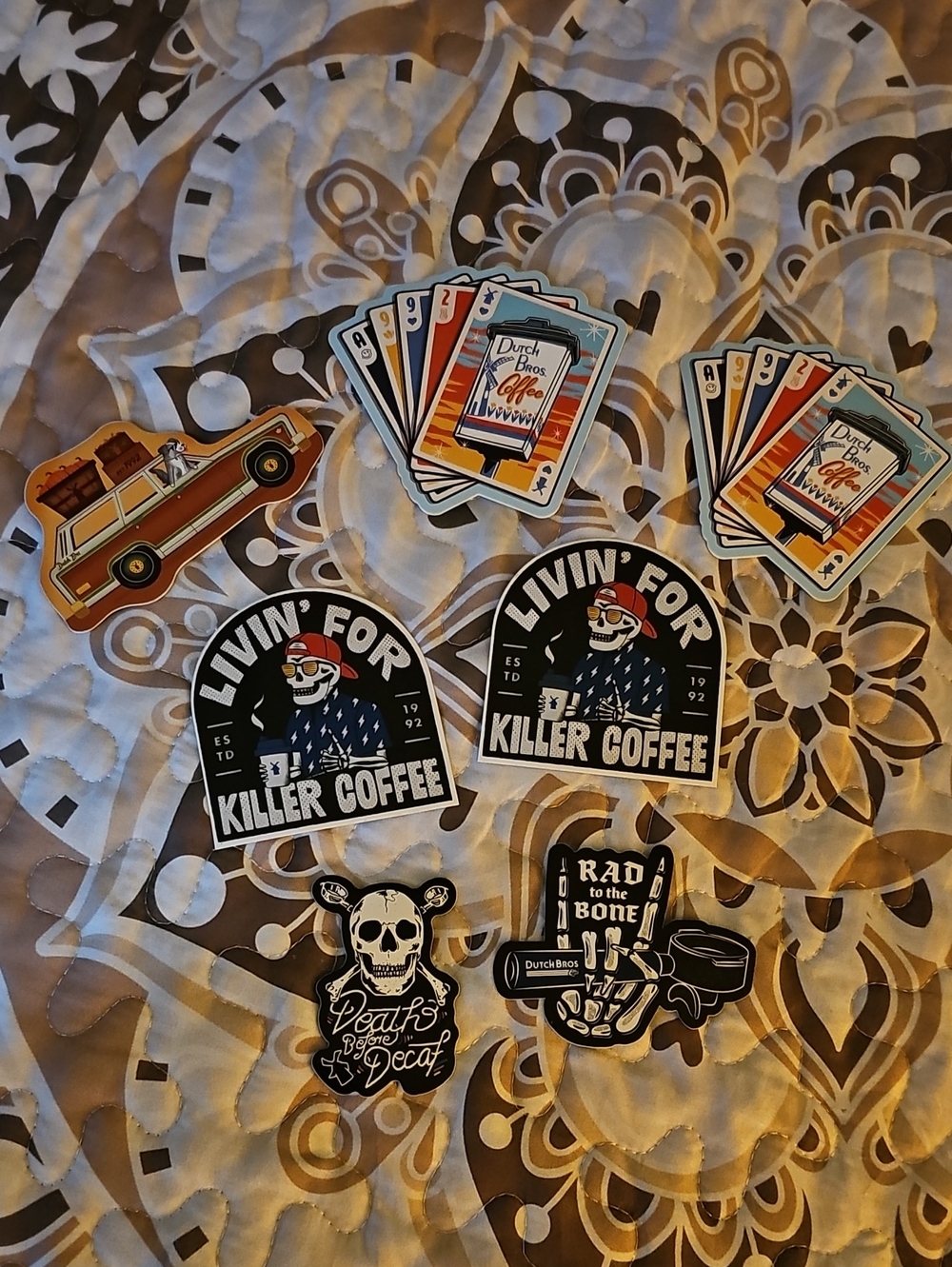 Dutch Bros 7 Pc Stickers Set